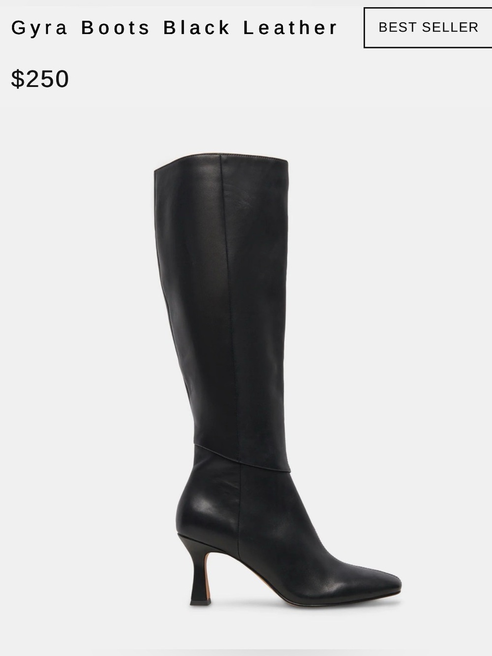 Dolce Vita Gyra Boots- Black - Size 9